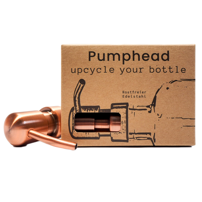 Pumphead®  - upcycle your bottle Kupfer