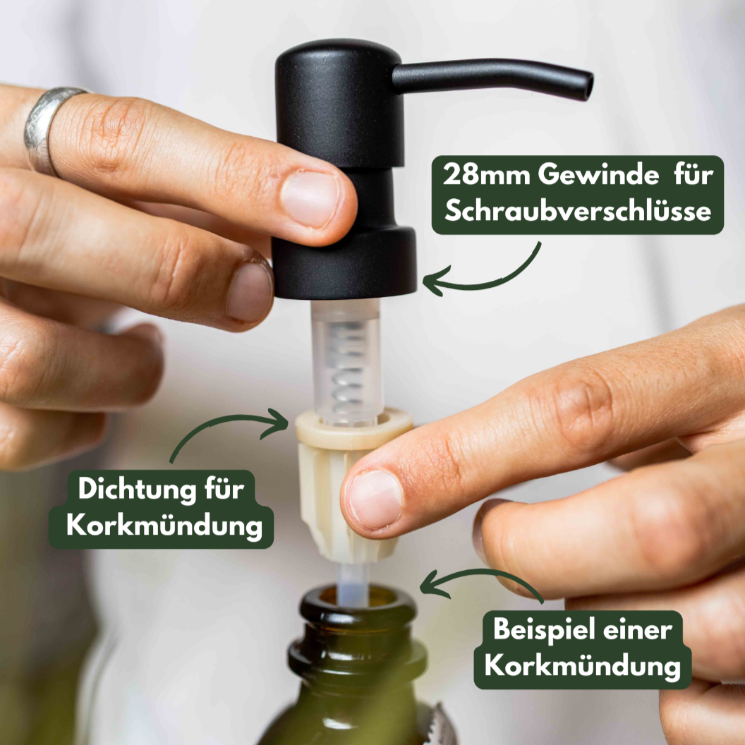 Pumphead®  - upcycle your bottle Silber