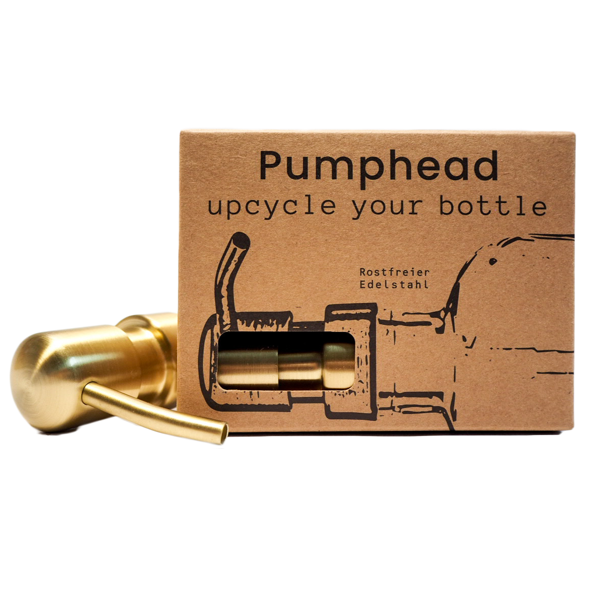 Pumphead®  - upcycle your bottle Gold